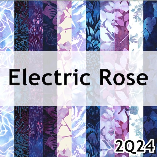 Electric Rose Batik